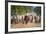 Cowboy Herding Cattle, Pantanal Wetlands, Brazil-null-Framed Photographic Print