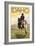 Cowboy & Horse, Idaho-Lantern Press-Framed Art Print