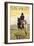 Cowboy & Horse, Sun Valley, Idaho-Lantern Press-Framed Art Print