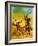 Cowboy Lassoing Cattle-Mcbride-Framed Giclee Print