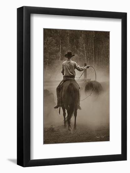 Cowboy Named Bronco-Barry Hart-Framed Art Print