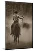 Cowboy Named Bronco-Barry Hart-Mounted Art Print