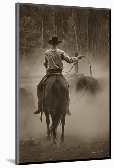 Cowboy Named Bronco-Barry Hart-Mounted Art Print