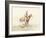 Cowboy On Horseback-Charles Marion Russell-Framed Giclee Print