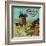 Cowboy Orange Label - Tustin, CA-Lantern Press-Framed Art Print