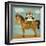 Cowboy Owl on Horse-Nancy Lee-Framed Art Print