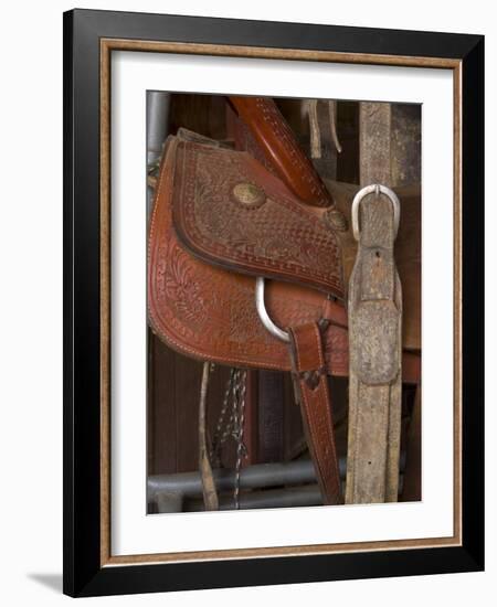 Cowboy Riding Gear, USA-Bill Bachmann-Framed Photographic Print