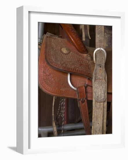 Cowboy Riding Gear, USA-Bill Bachmann-Framed Photographic Print