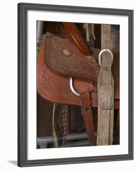 Cowboy Riding Gear, USA-Bill Bachmann-Framed Photographic Print