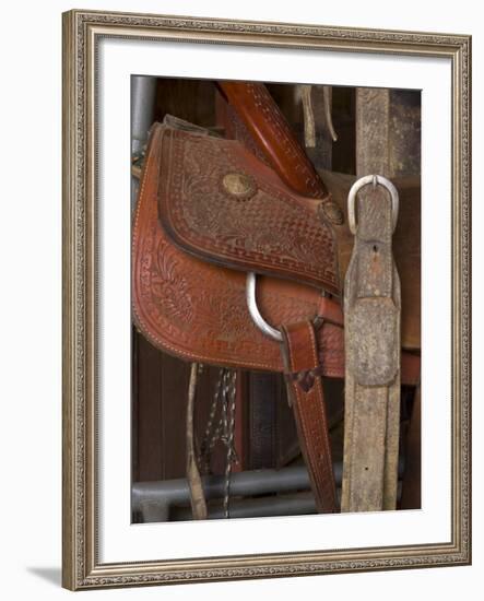 Cowboy Riding Gear, USA-Bill Bachmann-Framed Photographic Print