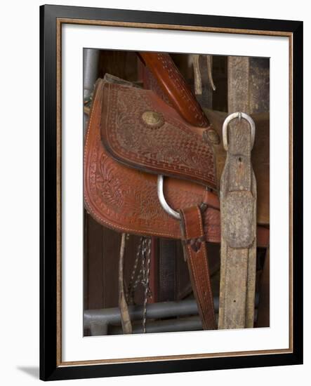 Cowboy Riding Gear, USA-Bill Bachmann-Framed Photographic Print