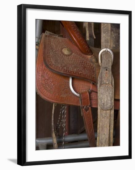 Cowboy Riding Gear, USA-Bill Bachmann-Framed Photographic Print