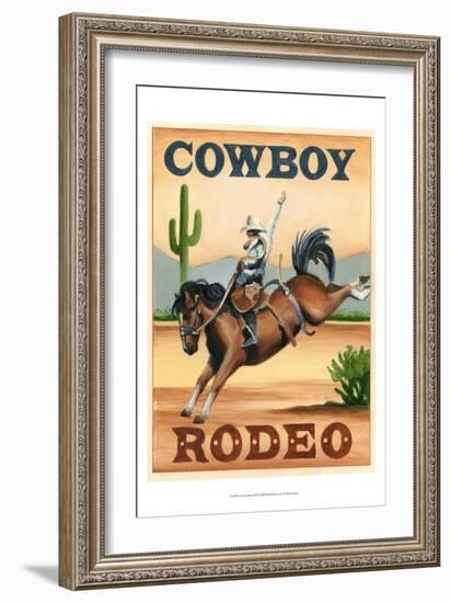 Cowboy Rodeo-Ethan Harper-Framed Art Print