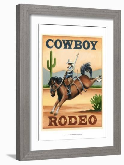 Cowboy Rodeo-Ethan Harper-Framed Art Print