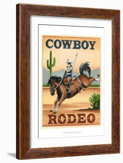 Cowboy Rodeo-Ethan Harper-Framed Art Print