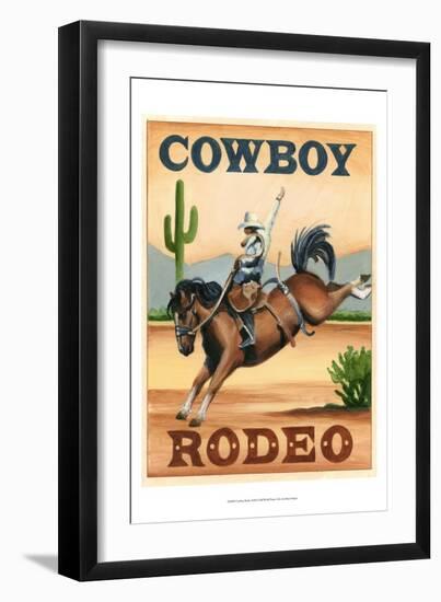 Cowboy Rodeo-Ethan Harper-Framed Art Print