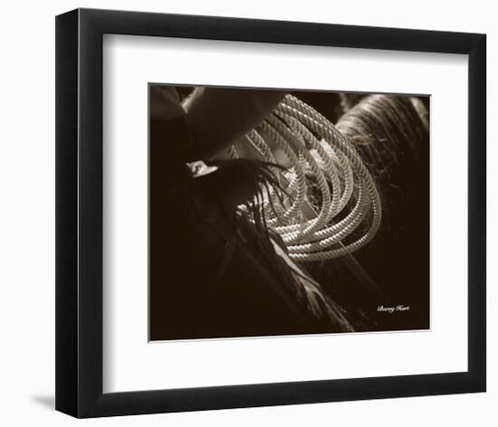 Cowboy Rope-Barry Hart-Framed Art Print