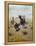 Cowboy Roping a Steer-Charles Marion Russell-Framed Premier Image Canvas