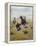Cowboy Roping a Steer-Charles Marion Russell-Framed Premier Image Canvas