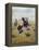 Cowboy Roping a Steer-Charles Marion Russell-Framed Premier Image Canvas