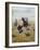 Cowboy Roping a Steer-Charles Marion Russell-Framed Giclee Print