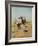 Cowboy Roping A Steer-Charles Marion Russell-Framed Art Print