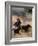 Cowboy Roping Horses-John Luke-Framed Photographic Print
