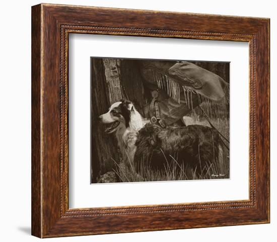 Cowboy’s Friend-Barry Hart-Framed Art Print