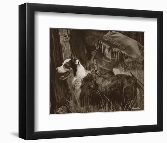 Cowboy’s Friend-Barry Hart-Framed Art Print