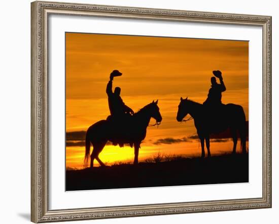 Cowboy, Shell, Wyoming, USA-Terry Eggers-Framed Photographic Print