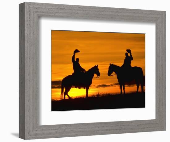 Cowboy, Shell, Wyoming, USA-Terry Eggers-Framed Photographic Print