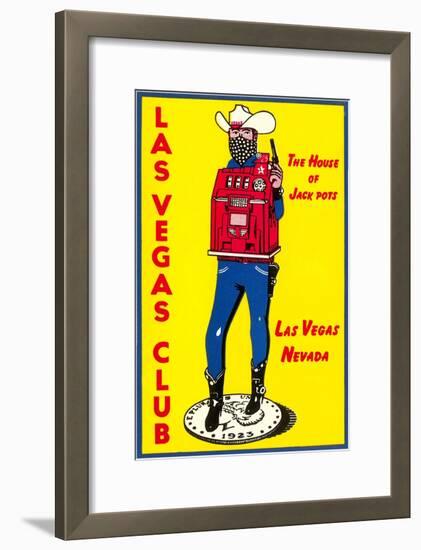 Cowboy Slot Machine, Las Vegas, Nevada-null-Framed Art Print