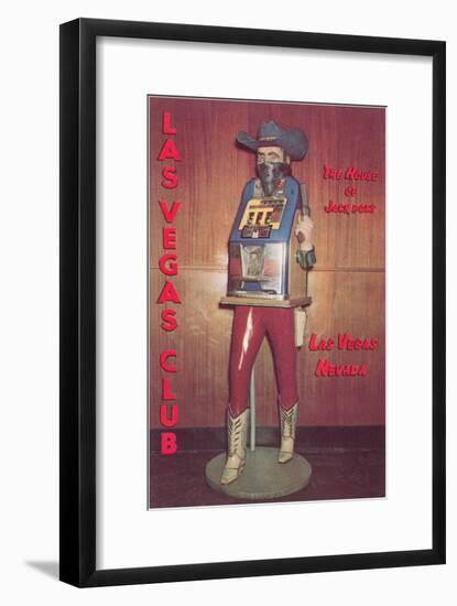 Cowboy Slot Machine, Las Vegas, Nevada-null-Framed Art Print