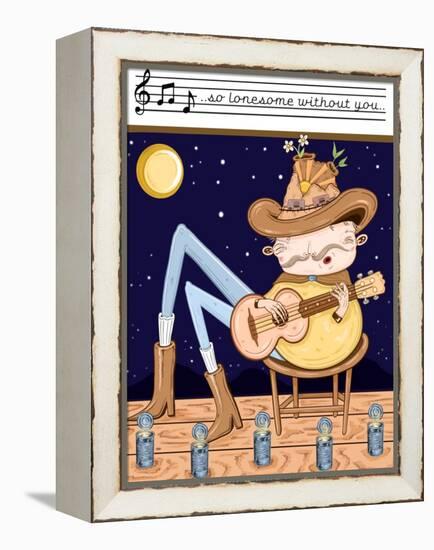 Cowboy Song-Danielle O'Malley-Framed Stretched Canvas