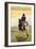 Cowboy - South Dakota-Lantern Press-Framed Art Print