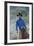 Cowboy with His Saddle-DLILLC-Framed Photographic Print