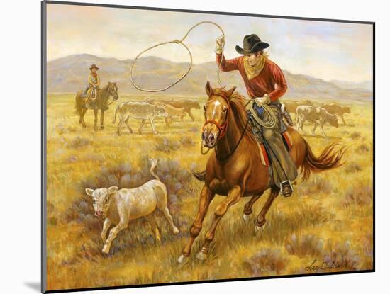 Cowboy-Lee Dubin-Mounted Giclee Print