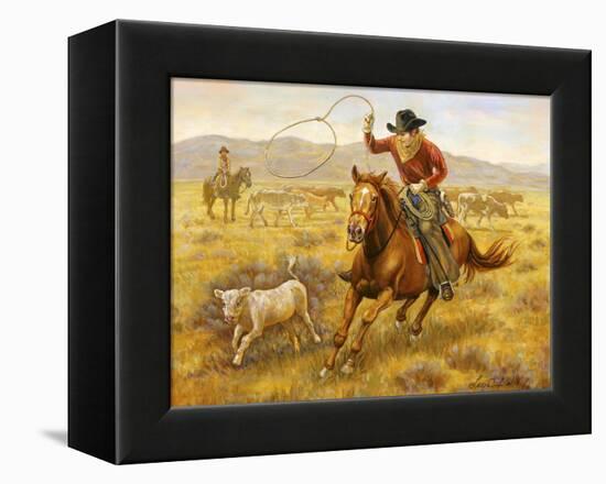 Cowboy-Lee Dubin-Framed Premier Image Canvas