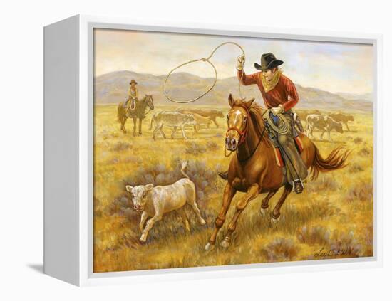 Cowboy-Lee Dubin-Framed Premier Image Canvas