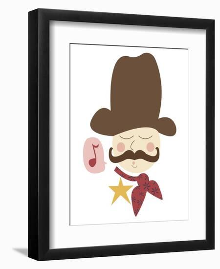 Cowboy-Rachel Gresham-Framed Giclee Print