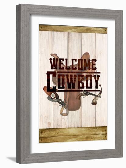 Cowboy-Kimberly Allen-Framed Art Print