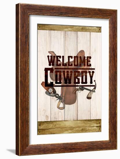 Cowboy-Kimberly Allen-Framed Art Print
