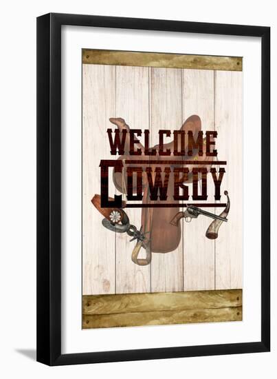 Cowboy-Kimberly Allen-Framed Art Print