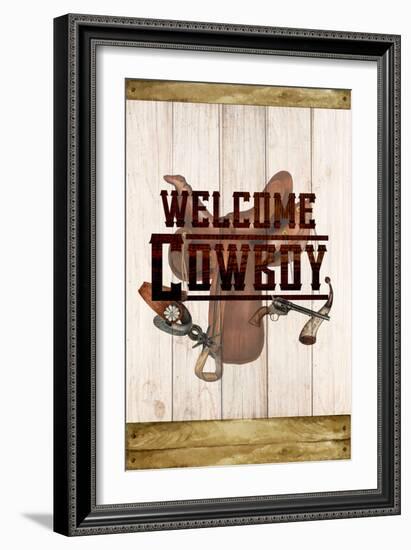 Cowboy-Kimberly Allen-Framed Art Print