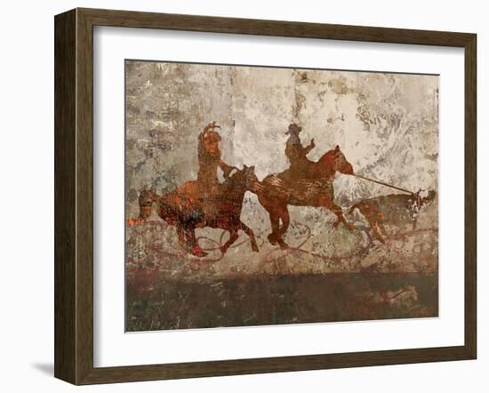 Cowboys 1-Sokol-Hohne-Framed Art Print