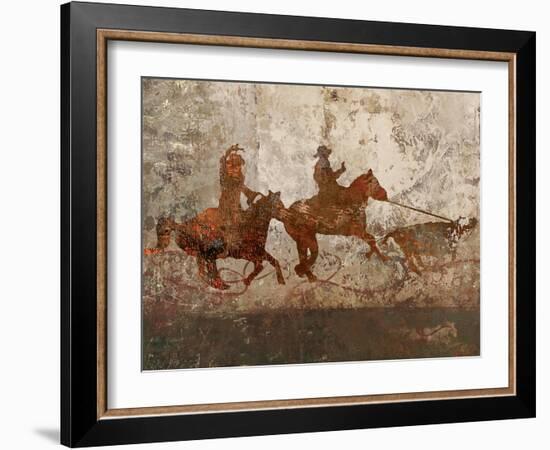 Cowboys 1-Sokol-Hohne-Framed Art Print