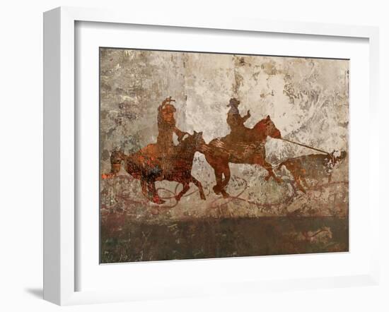 Cowboys 1-Sokol-Hohne-Framed Art Print