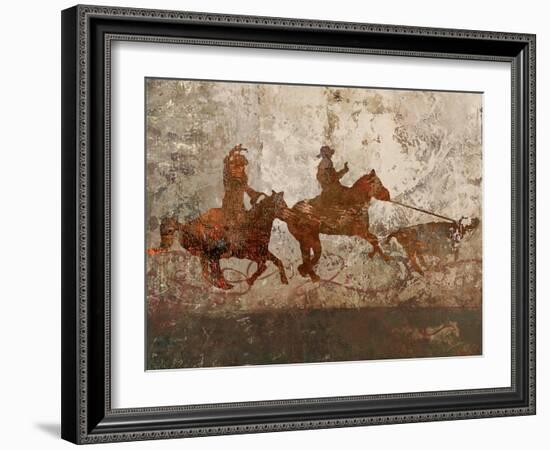 Cowboys 1-Sokol-Hohne-Framed Art Print