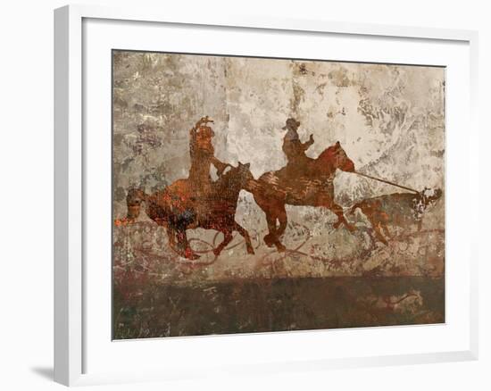Cowboys 1-Sokol-Hohne-Framed Art Print