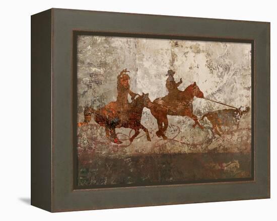 Cowboys 1-Sokol-Hohne-Framed Stretched Canvas